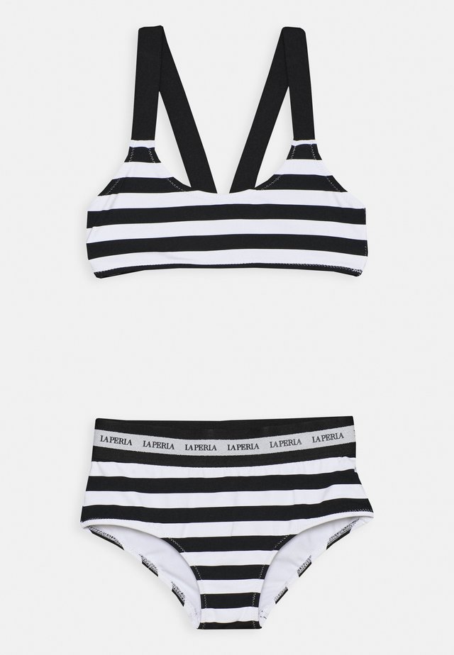 EVERYDAY SET - Bikinit - bianco/nero
