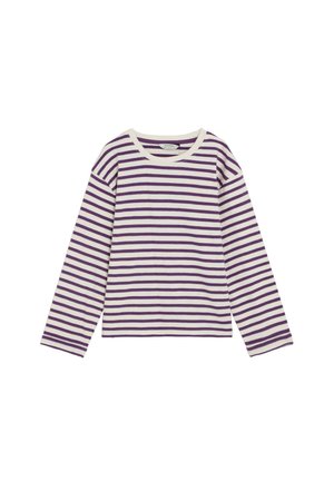 STRIPES EMB SW - Camiseta de manga larga - purplestripes