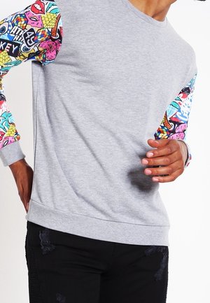Sweatshirt - mottled grey