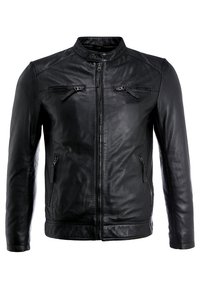 TONIC - Leather jacket - black