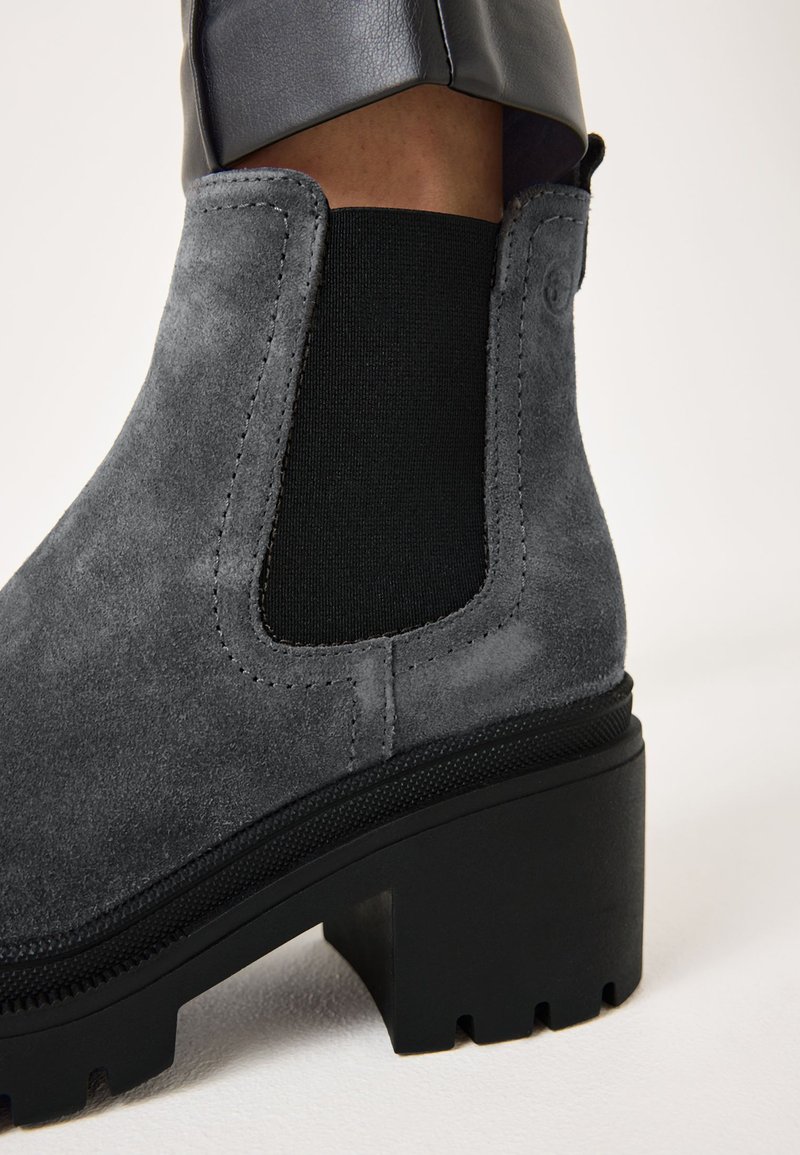 Tamaris Botines con plataforma - grey suede