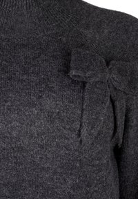 Zizzi Džemperis - dark grey white mel