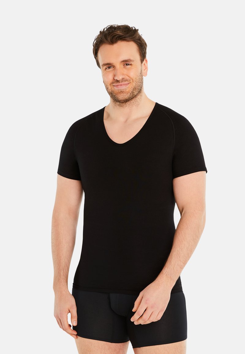 FINN Design - STARKE KOMRPESSION SHIRT KURZARM - Shapewear - schwarz, Enlarge