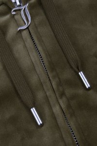 Juicy Couture MADISON - Cipzáras pulóver - dark olive
