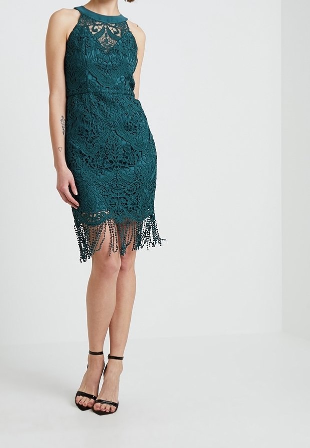 Chi Chi London Cocktail dress / Party dress - green - (Pre-owned) - Zalando.ie Chi Chi London Cocktail dress / Party dress - green - (Pre-owned) - Zalando.ie