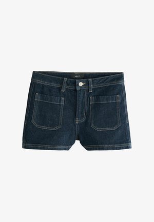 REGULAR FIT-PATCH POCKET MINI - Pantaloni scurți din denim - rinse