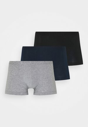 Schiesser 3PACK ESSENTIALS - Boxerky - dark blue/grey/black