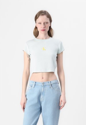 MONOGRAM BABY TEE - T-shirts - sprout green