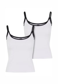 CONTRAST BASIC 2-PACK - Top - white black white black