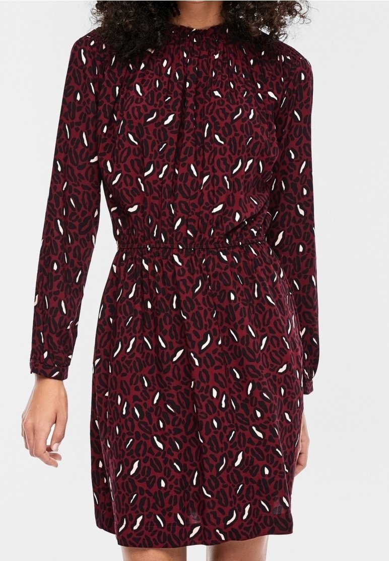QS Freizeitkleid - dark red
