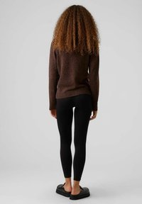 Vero Moda VMDOFFY O NECK BLOUSE - Trui - henna