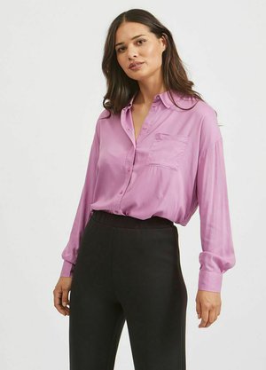 Button-down blouse - mulberry