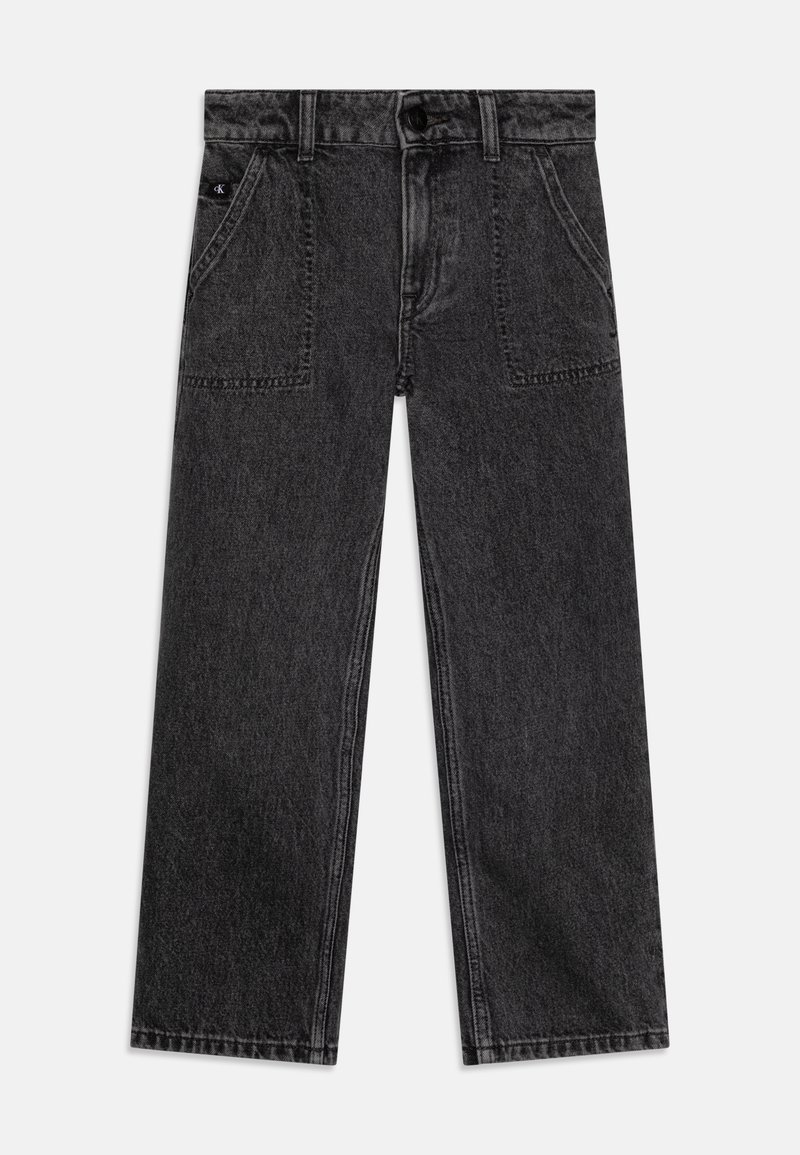 Calvin Klein Jeans SKATER - Jeans a sigaretta - authentic grey