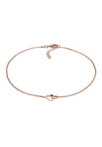 Elli INTERLACING HEART BASIC - Ankelkæder - rose gold-coloured