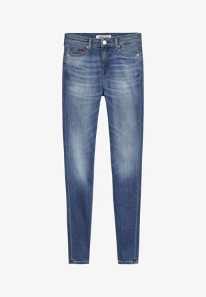NORA MID RISE - Jeansy Skinny Fit - denim dark