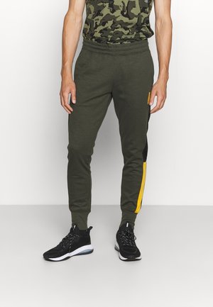 JJIWILL ZSTRIPE PANTS - Tracksuit bottoms - forest night