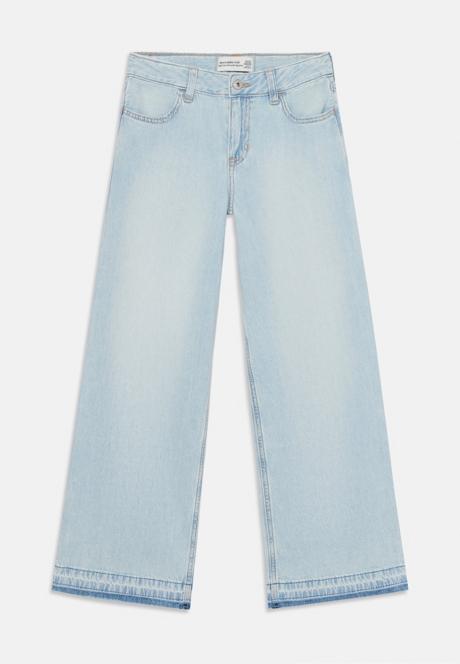 Abercrombie Fitch ULTRA WIDE LEG Relaxed fit jeans light