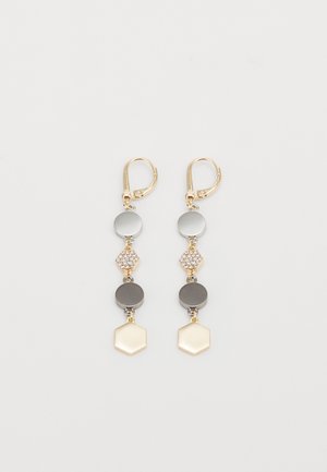PAVE HEX LINEAR - Naušnice - gold-coloured
