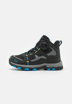 LASCHO TEX - Vysoké tenisky - black/charcoal