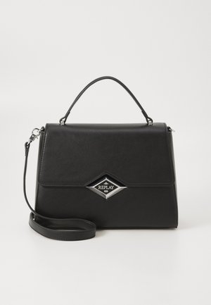 SHEILA RHOMBUS TOP HANDLE BAG - Kabelka - black