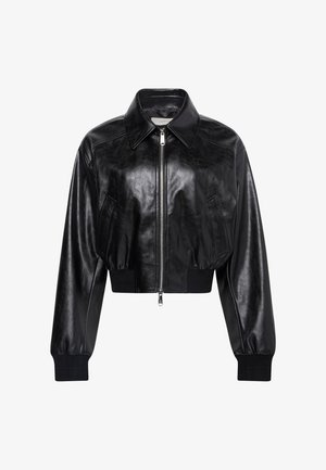 Calvin Klein Jeans, CROPPED CRINKLE - Bomberjacke - black