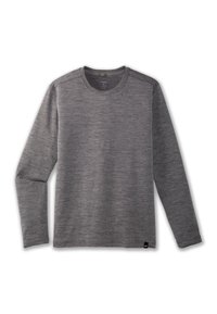 Brooks LUXE - Langærmet T-shirt - htr charcoal
