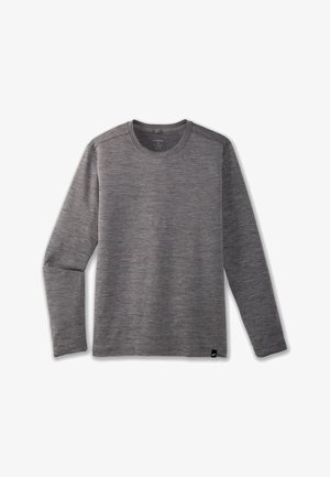 Brooks LUXE - Pitkähihainen paita - htr charcoal