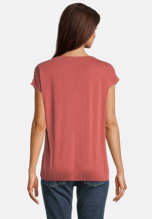 MIT GUMMIZUG - Basic T-shirt - barn red