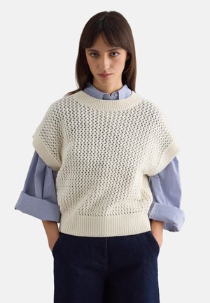 BLEND EYELET REGULAR FIT  - Trui - milky white