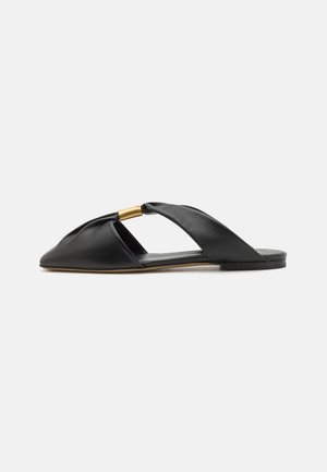 Emporio Armani TERRY CLOE FLATS - Tagant lahtised kingad - nero