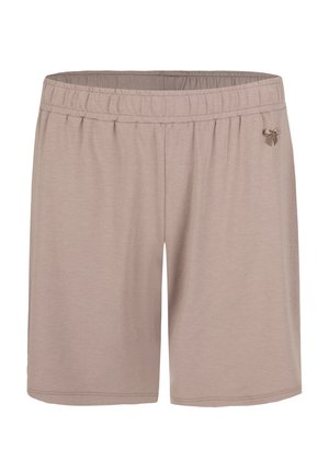 Short Stories, DAMEN-SCHLAFSHORTS BERMUDA BRAUN - Nachtwäsche Hose - braun