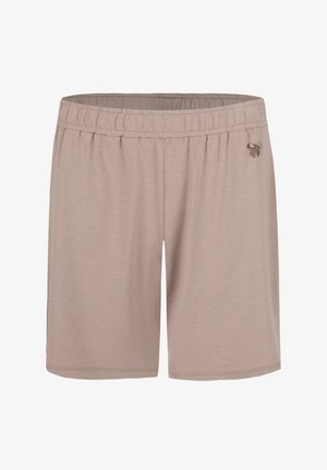 Short Stories, DAMEN-SCHLAFSHORTS BERMUDA BRAUN - Nachtwäsche Hose - braun