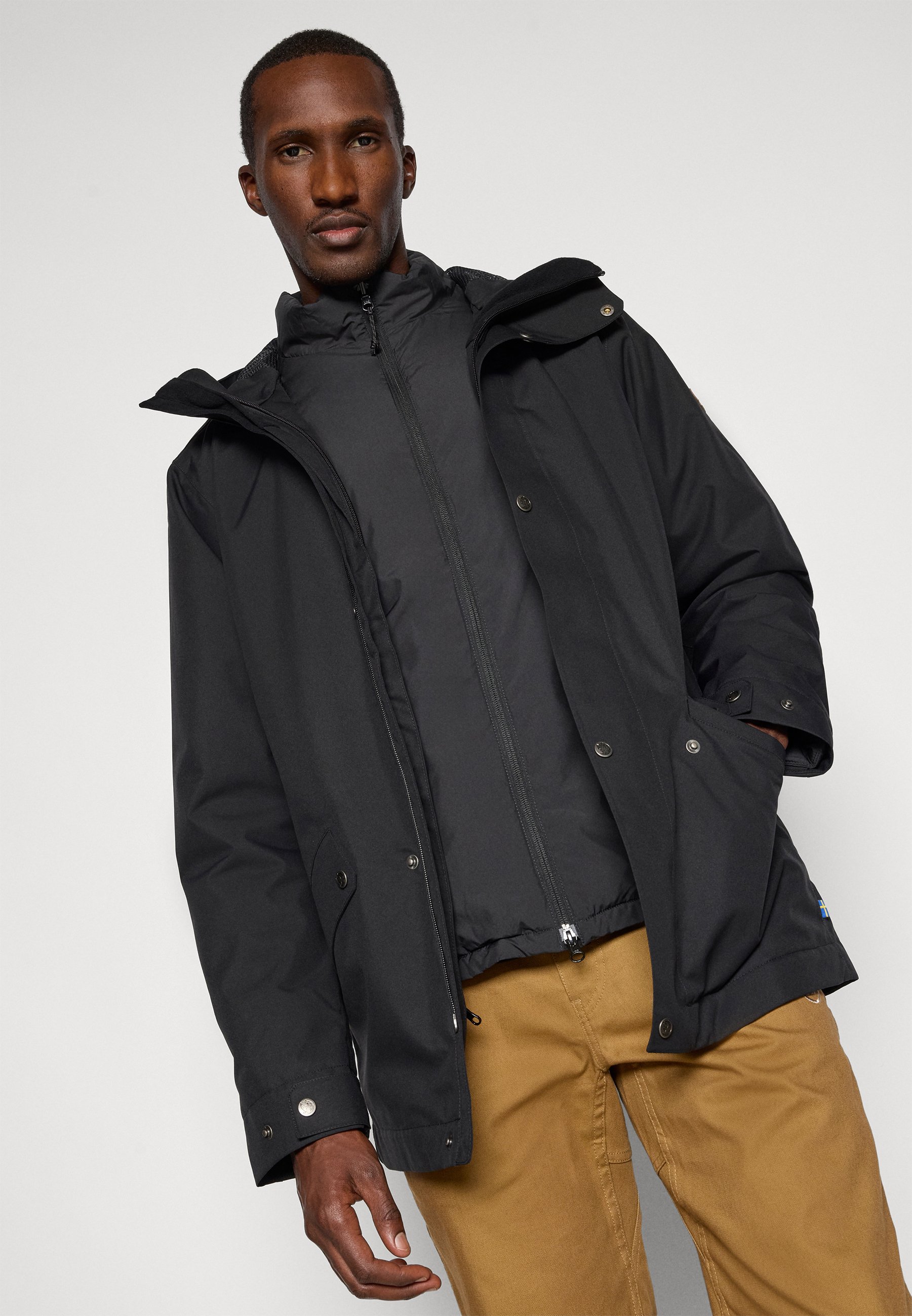 Fjällräven VISBY 3 IN 1 JACKET M - Outdoor jacket - black - Zalando