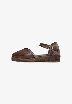 MiMao, PRAVIA - Sandalias de cuña - marrón