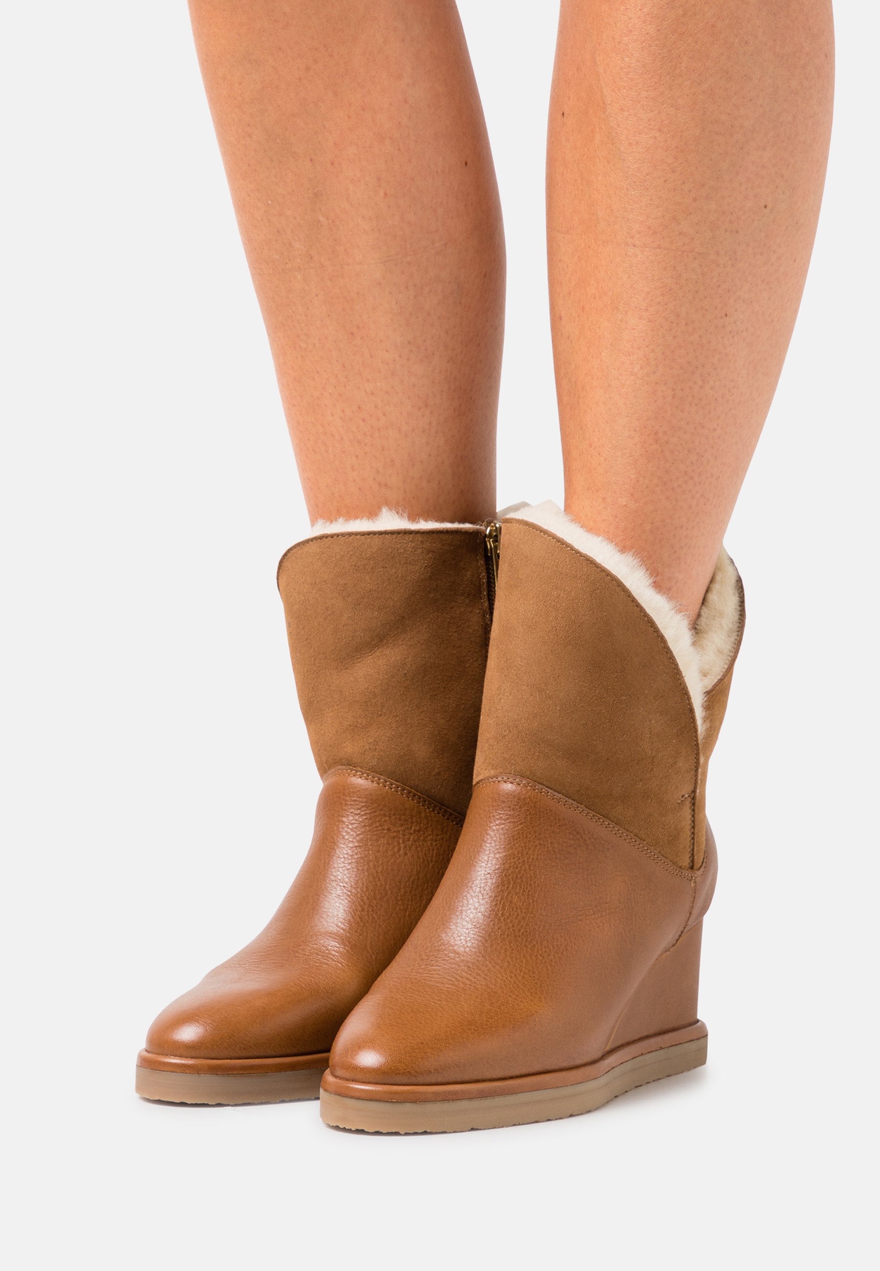 concealed wedge ankle boots