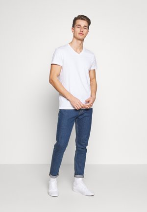 5 PACK - T-shirt - bas - white/black