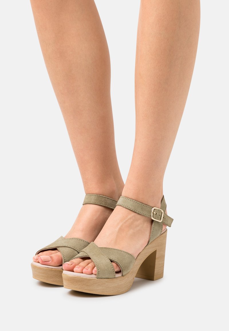 Damen Pumps | Anna Field LEATHERHigh Heel Sandalettekhaki - QQ26135 Damen Pumps | Anna Field LEATHERHigh Heel Sandalettekhaki - QQ26135