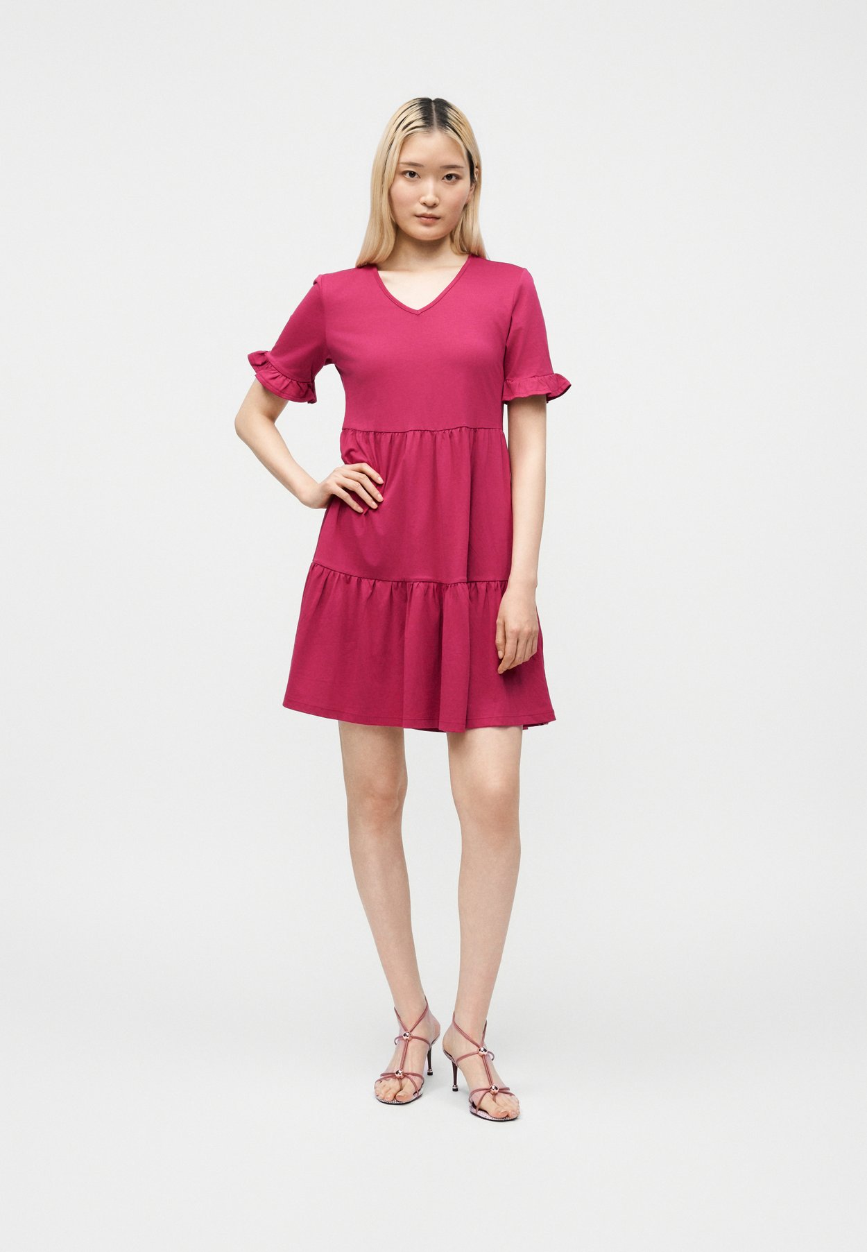 ONLBLOOM V NECK FRILL