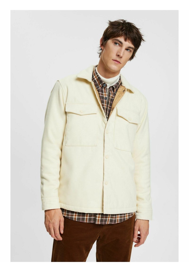 Esprit Light jacket beige/metallic blue Zalando.co.uk