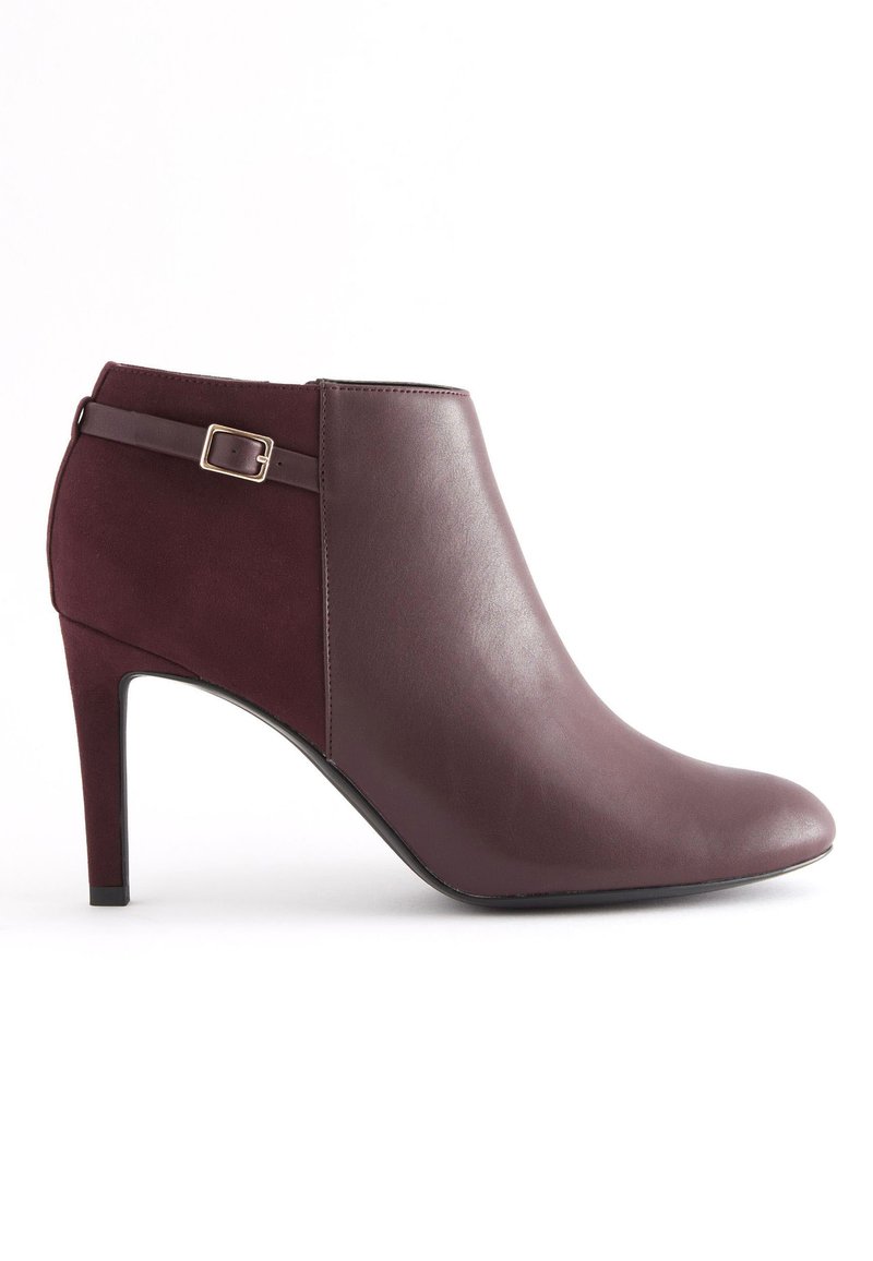 Next FOREVER COMFORTÂ® ROUND TOE SHOE BOOTS - Klassikalised kontsakingad - burgundy red