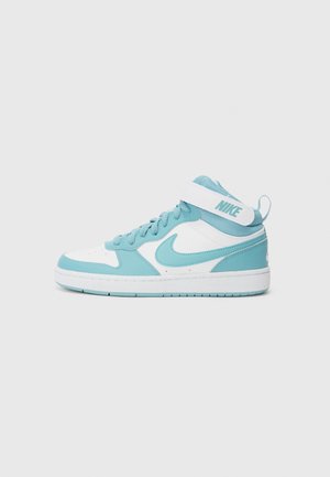 COURT BOROUGH 2 UNISEX - Vysoké tenisky - white/turqouise
