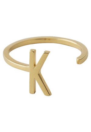 Design Letters INITIAL RING GOLD (A-Z) - Ringe - gold-coloured