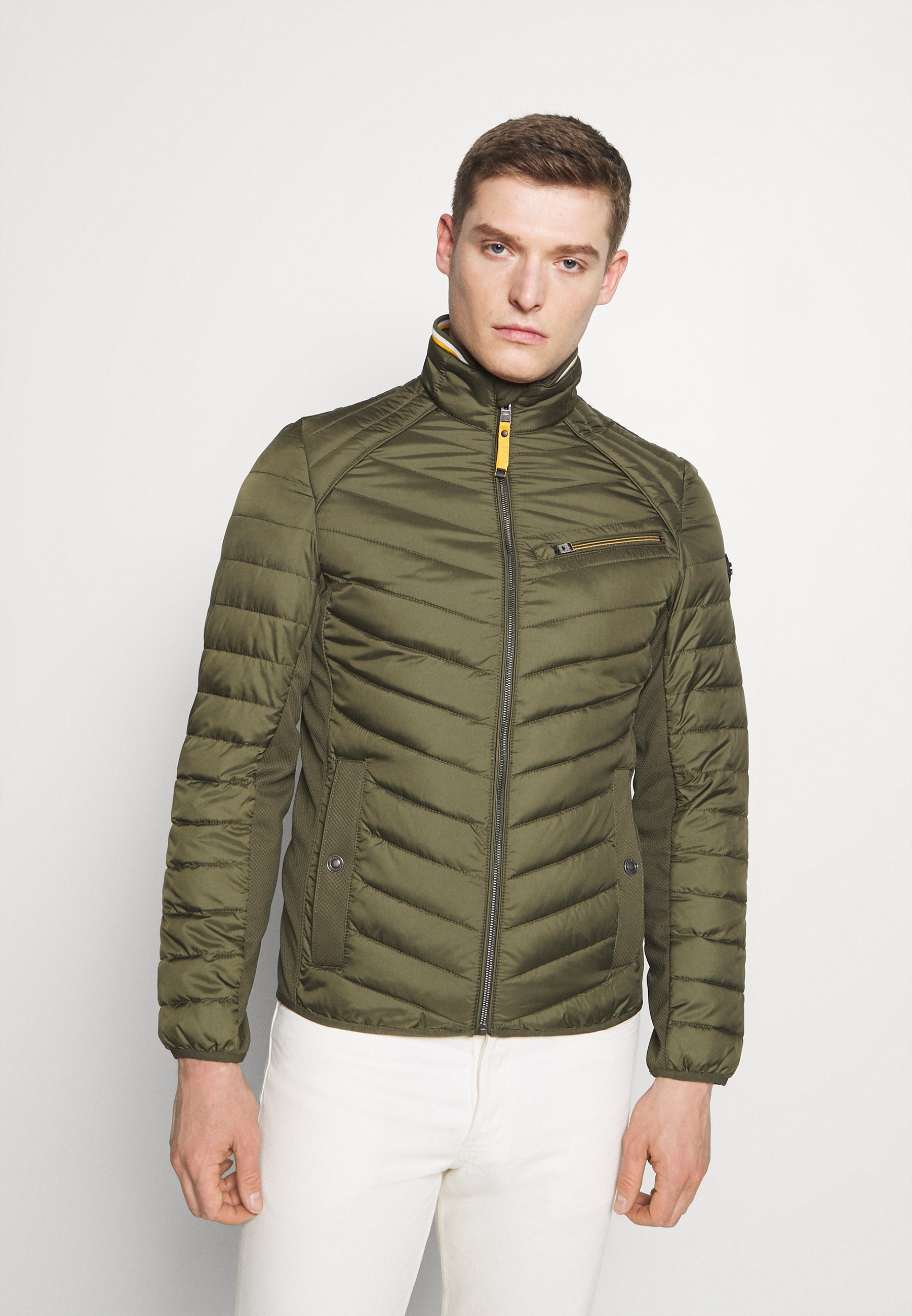 TOM TAILOR HYBRID JACKET - Chaqueta de entretiempo - olive night  green/verde - Zalando.es