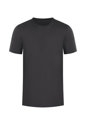 Smilodox, REGULAR COTTON ARMIN - T-shirt basic - anthrazit