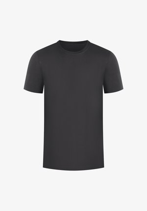 Smilodox, REGULAR COTTON ARMIN - T-shirt basic - anthrazit