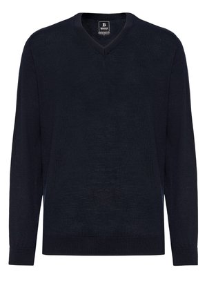 Boggi Milano V-NECK - Trui - navy blue