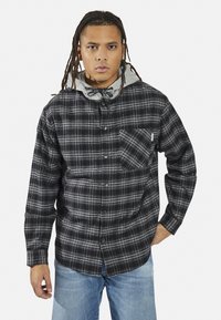 Redefined Rebel DALLAS SHIRT HOOD REGULAR FIT - Camisa - black