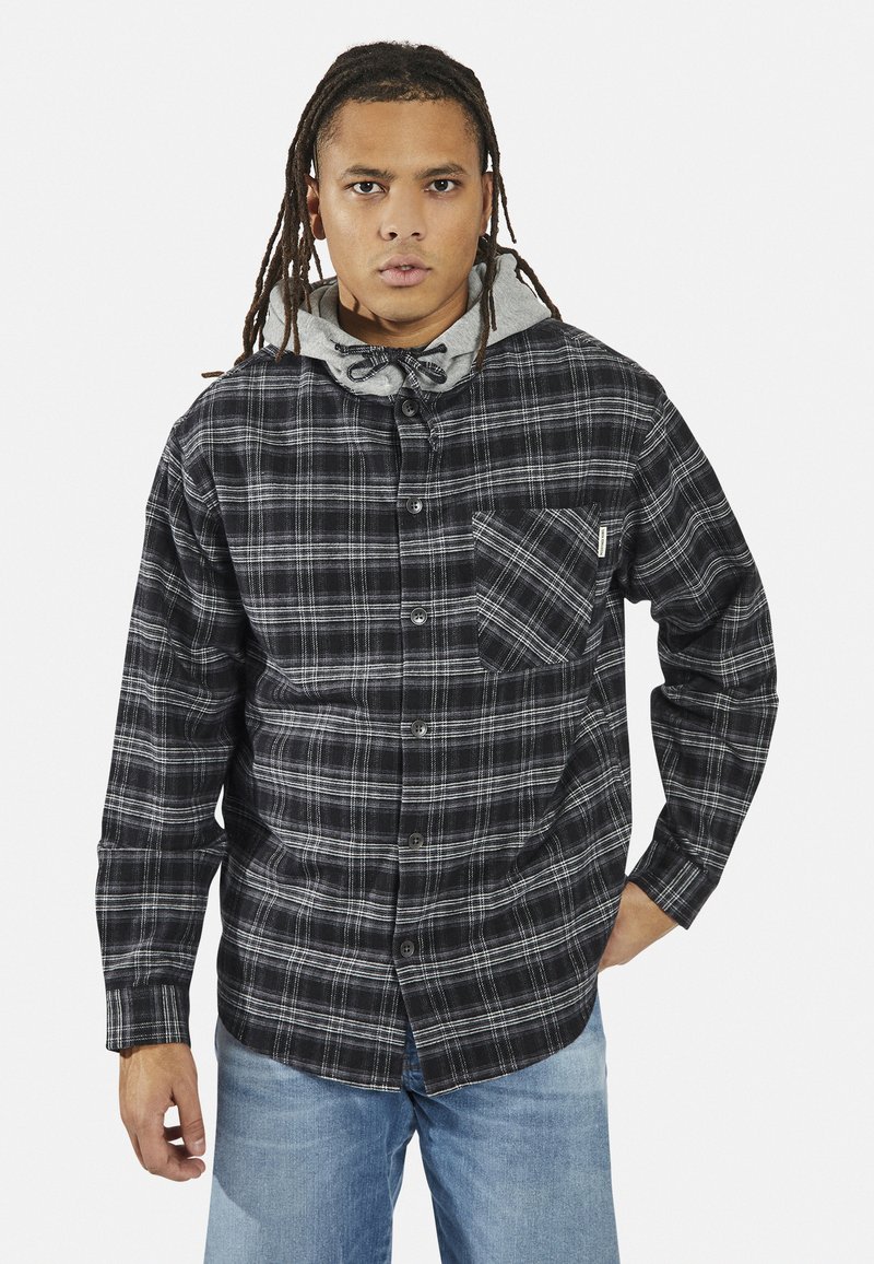 Redefined Rebel DALLAS SHIRT HOOD REGULAR FIT - Camisa - black