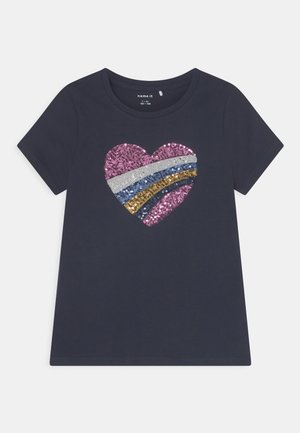 NKFFOHIRA - T-Shirt print - dark sapphire