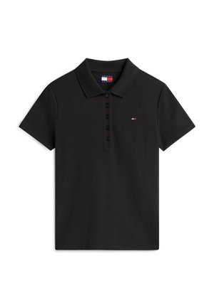 Tommy Jeans, SLIM ESSENTIAL - Pólóing - black